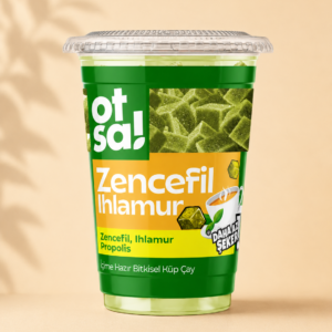Zencefil ve Ihlamur Harmanlı Bitkisel Destek Küp Çay – 170g