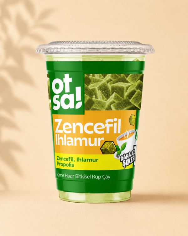 Zencefil ve Ihlamur Harmanlı Bitkisel Destek Küp Çay – 170g